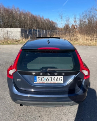 Volvo V60 cena 31900 przebieg: 205000, rok produkcji 2010 z Częstochowa małe 497